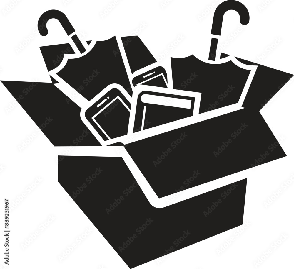 Lost and found icon vector illustration, box icon, umbrella icon, book icon, mobile icon. book, umbrella, mobile, phone lost icon, found icon. Lost and found icon vector illustration, box icon, umbrella icon, book icon, mobile icon. book, umbrella, mobile, phone lost icon, found icon.