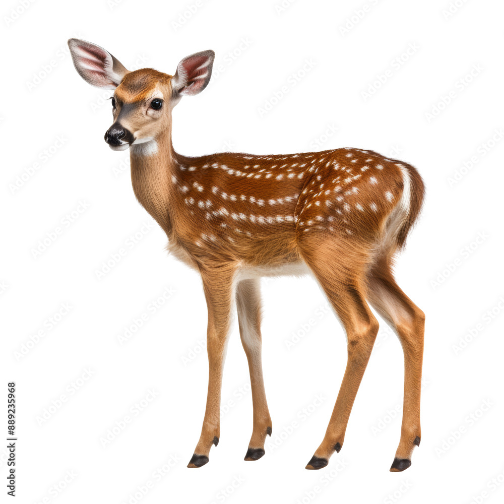 fawn isolated on transparent background cutout fawn isolated on transparent background cutout