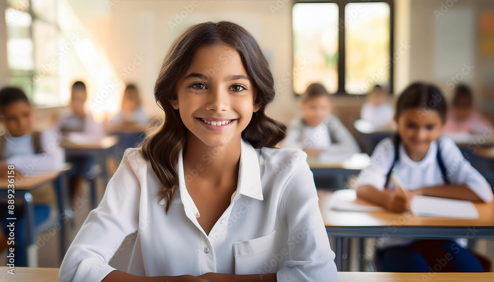 MENINA FAZNDO A LIÇÃO EM SALA DE AULA MENINA FAZNDO A LIÇÃO EM SALA DE AULA