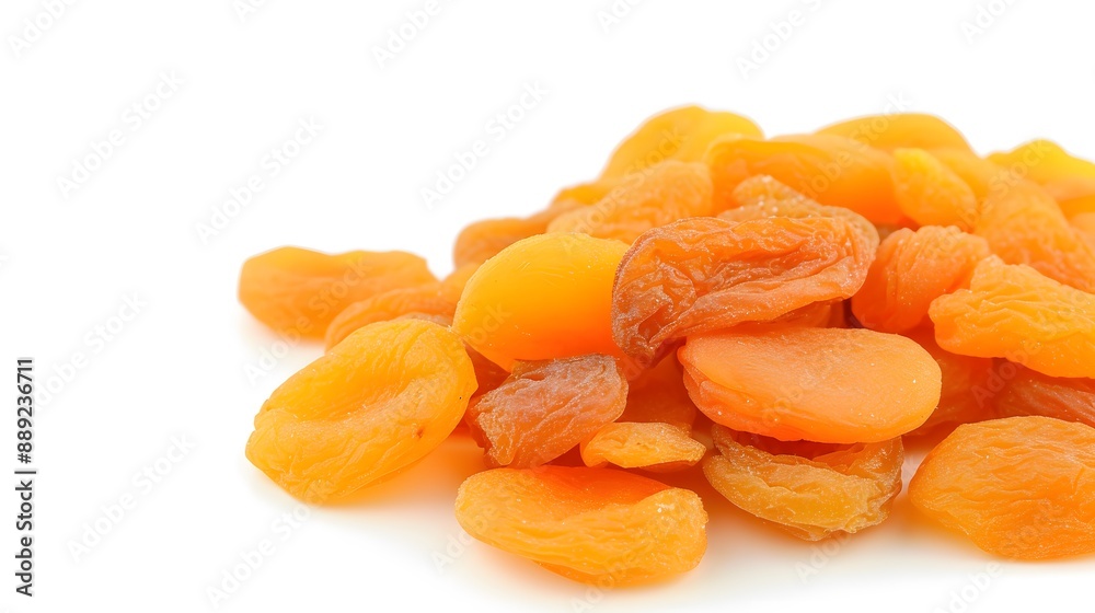 dried apricots isolated on white background dried apricots isolated on white background