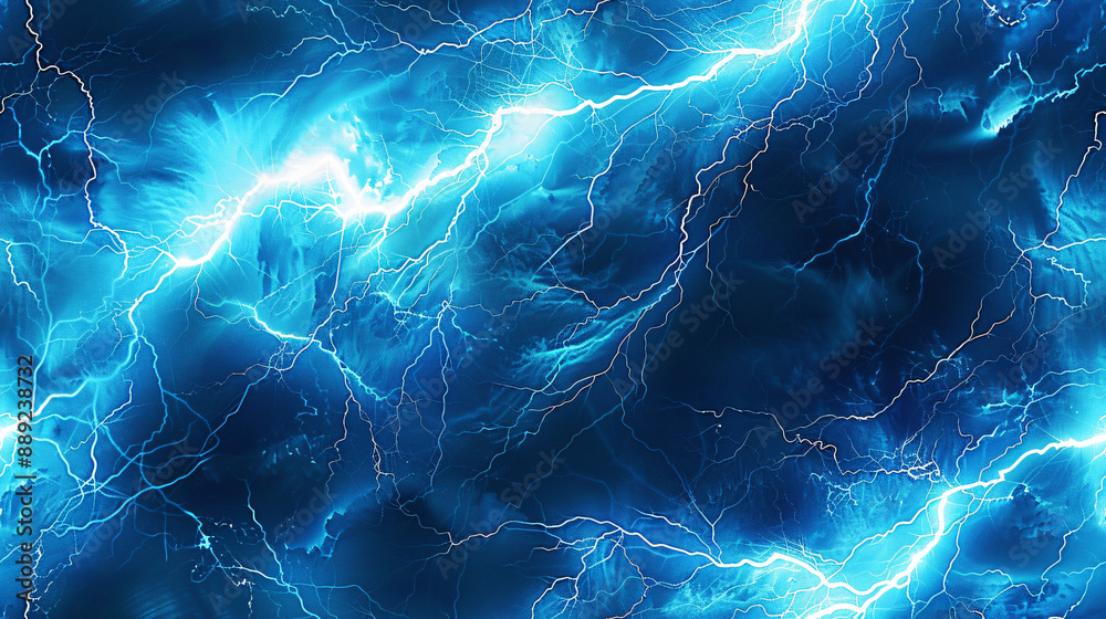 Electric blue lightning storm creates stunning abstract pattern Electric blue lightning storm creates stunning abstract pattern