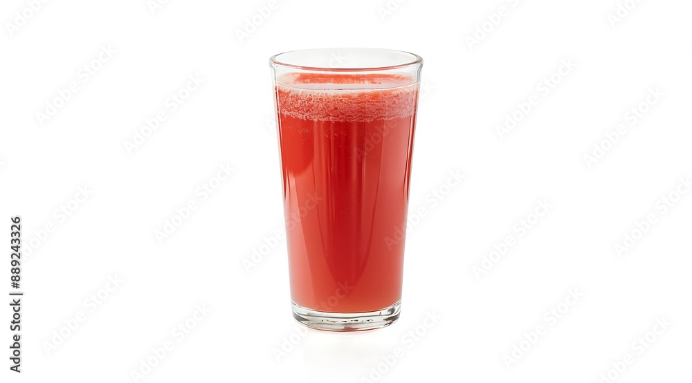 fresh watermelon juice in a glass