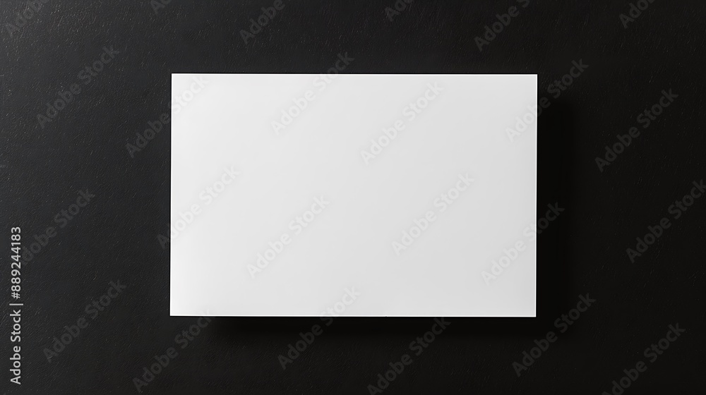 blank name card isolated on black background blank name card isolated on black background