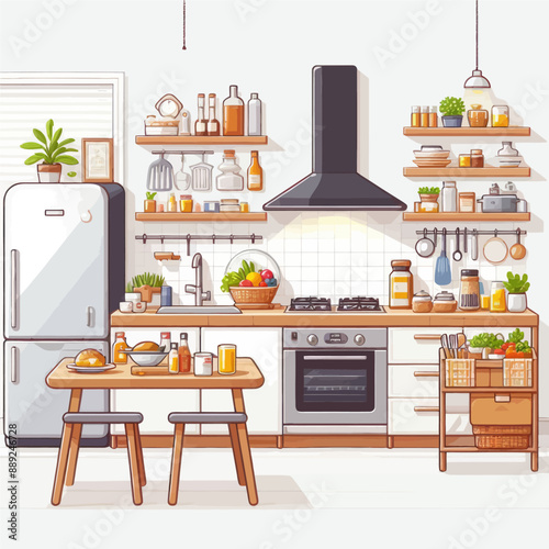 kitchen-vector  complete accessorize 