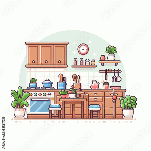 kitchen-vector  complete accessorize 