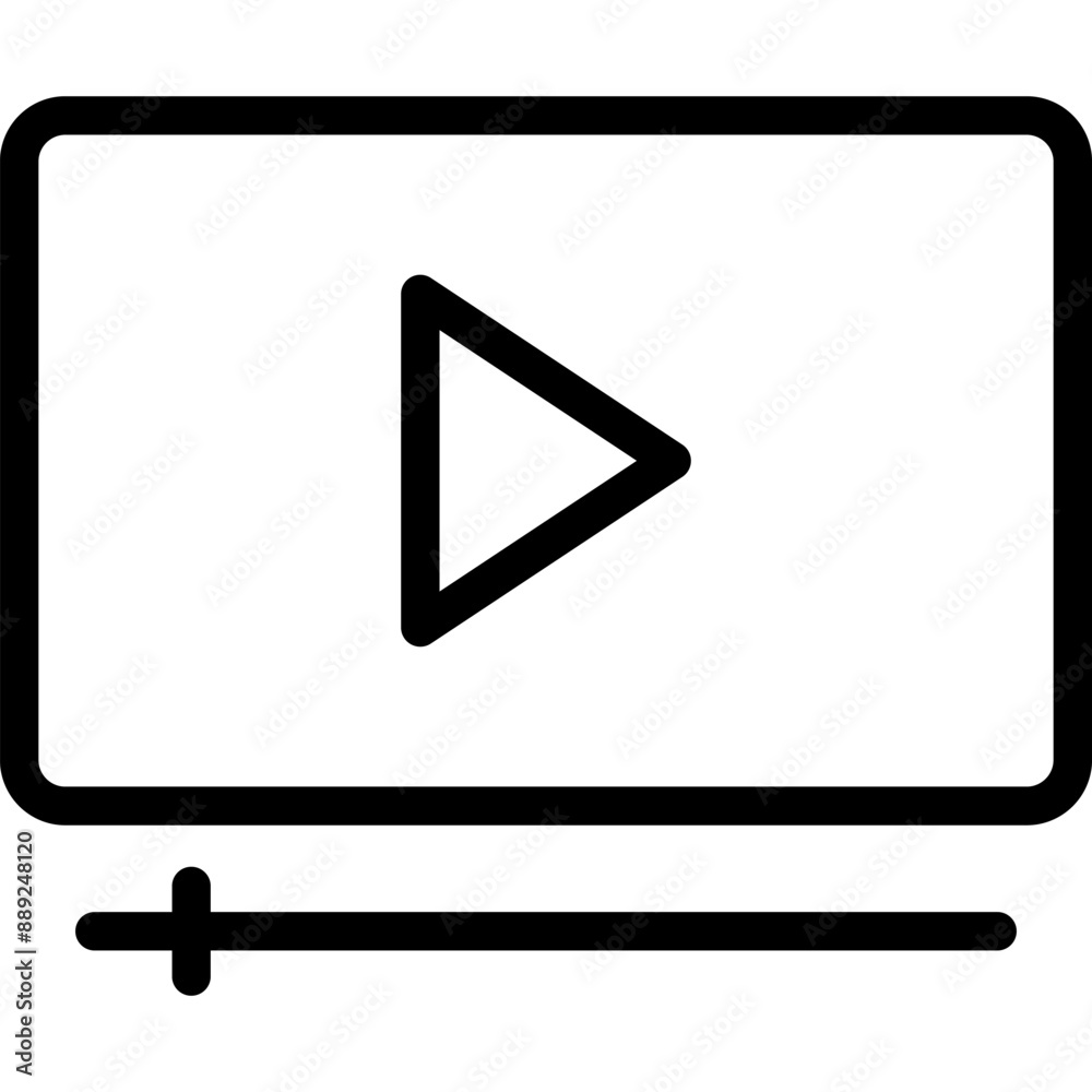 Video Player, Play Button, Start Video Action Icon Video Player, Play Button, Start Video Action Icon