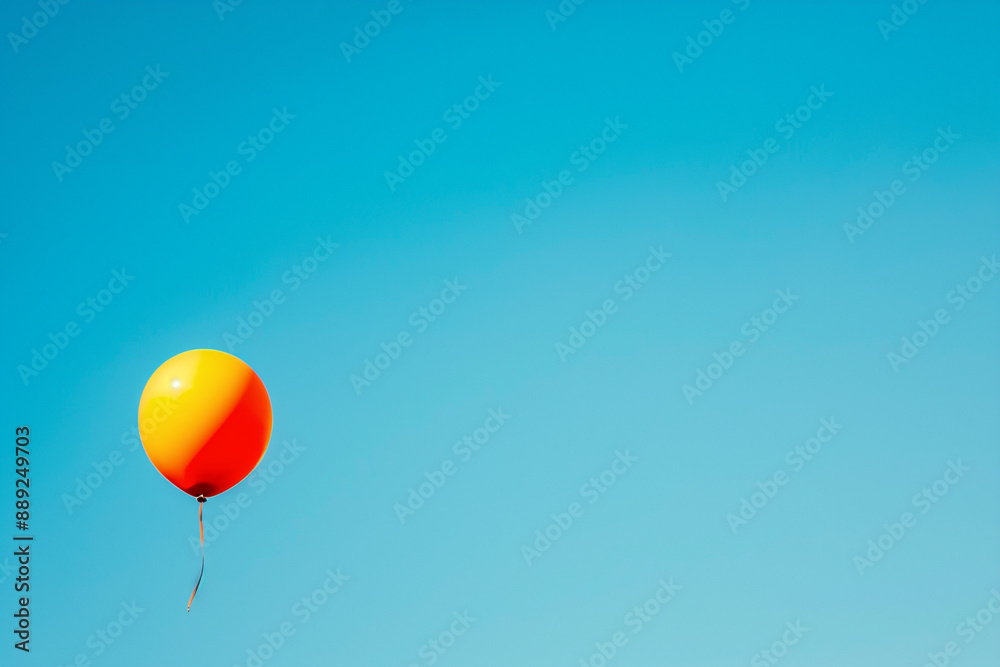 yellow balloon in the sky yellow balloon in the sky