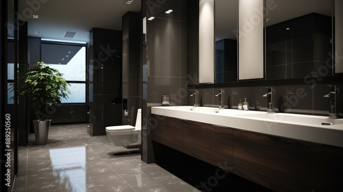 Sleek Modern Bathroom Interior Design