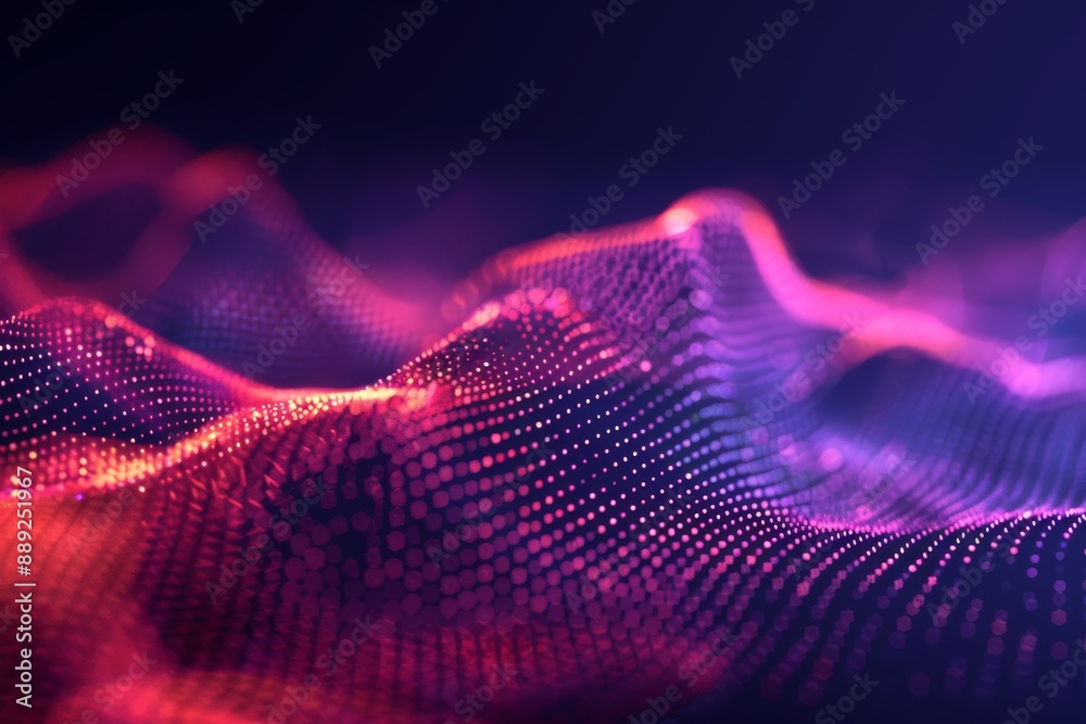 Abstract purple and red mesh waves dynamic and surreal artistic scene inviting setting detailed and vibrant creative design Abstract purple and red mesh waves dynamic and surreal artistic scene inviting setting detailed and vibrant creative design