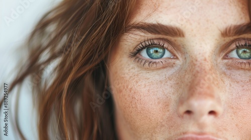 This image is a close-up shot of wavy brown hair, focusing on the texture and intricate details of the hair strands, often used in fashion and beauty contexts.