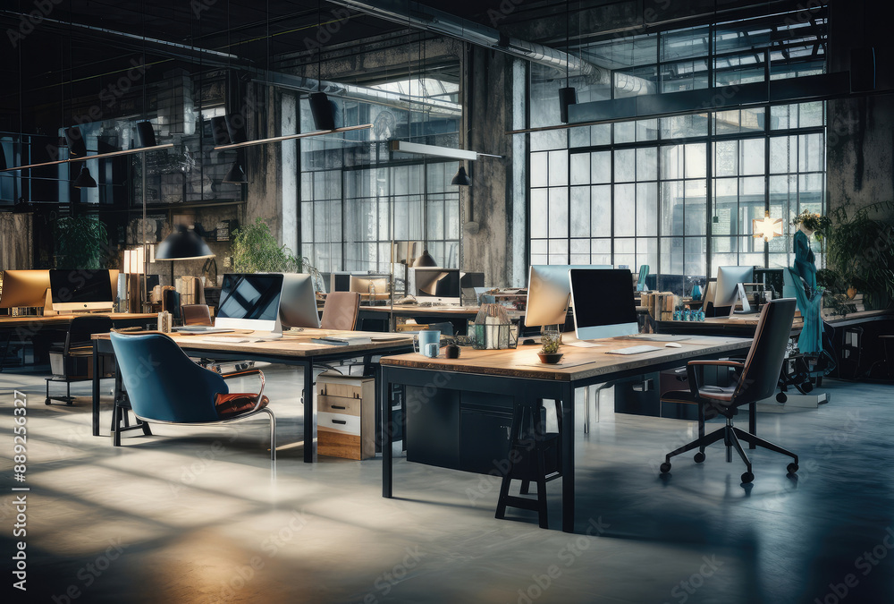 Stylish Modern Office Space with Natural Light Stylish Modern Office Space with Natural Light