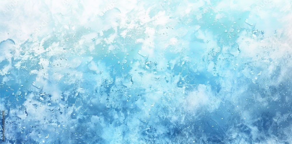 A blue stucco wall background with sparkling ice texture. An abstract wall texture decorated with blue details. A blue stucco wall background with sparkling ice texture. An abstract wall texture decorated with blue details.