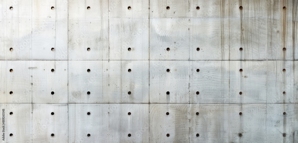 Contemporary Concrete Wall With Dot Impressions Contemporary Concrete Wall With Dot Impressions