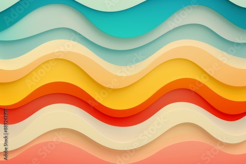 A colorful abstract pattern background. A template summer concept. A modern illustration.