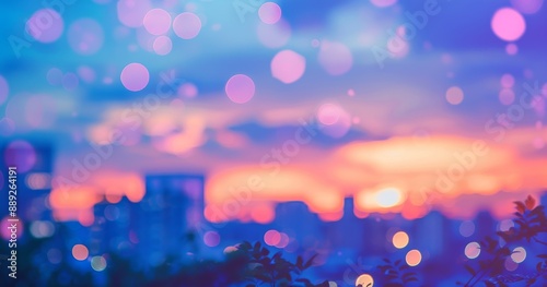 Blurred beautiful gradient background made of pastel pinks and yellows