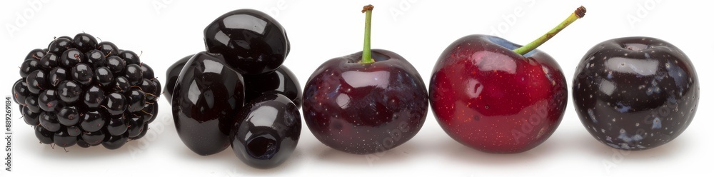 Detailed High Resolution Isolated PNG File of Soft Smooth Blackberries Detailed High Resolution Isolated PNG File of Soft Smooth Blackberries