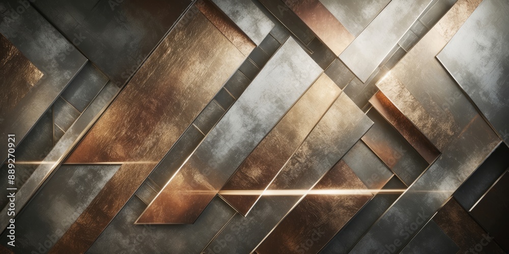 Metallic textures in a diagonal pattern with light reflections Metallic textures in a diagonal pattern with light reflections