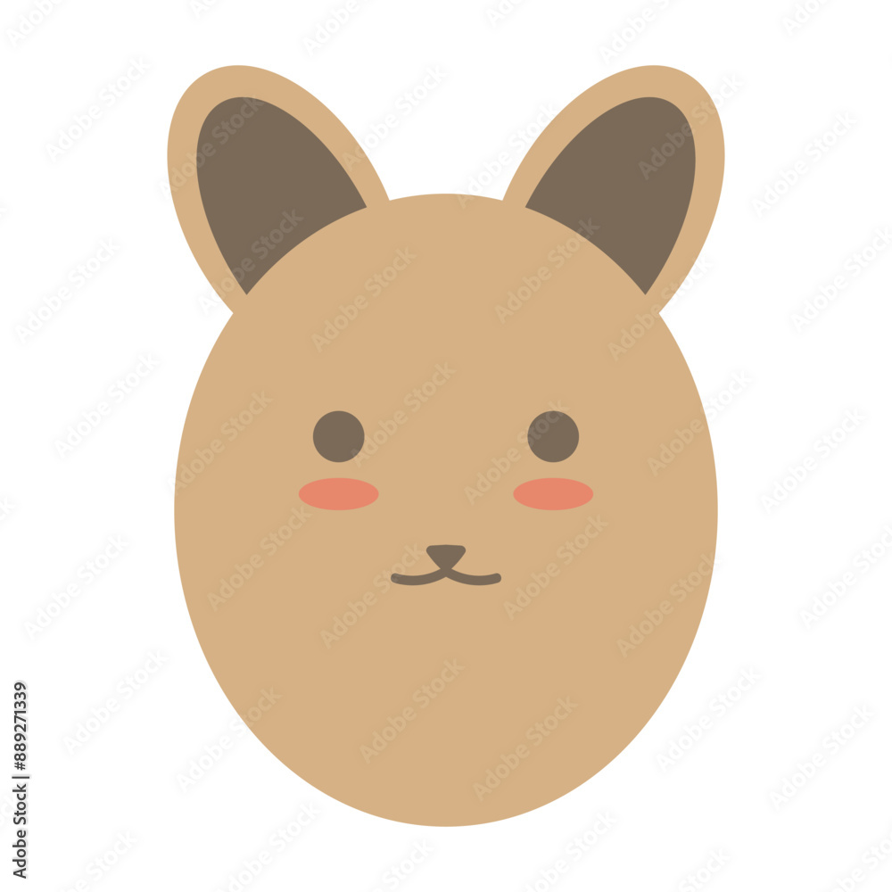 Simple cat face design illustration Simple cat face design illustration