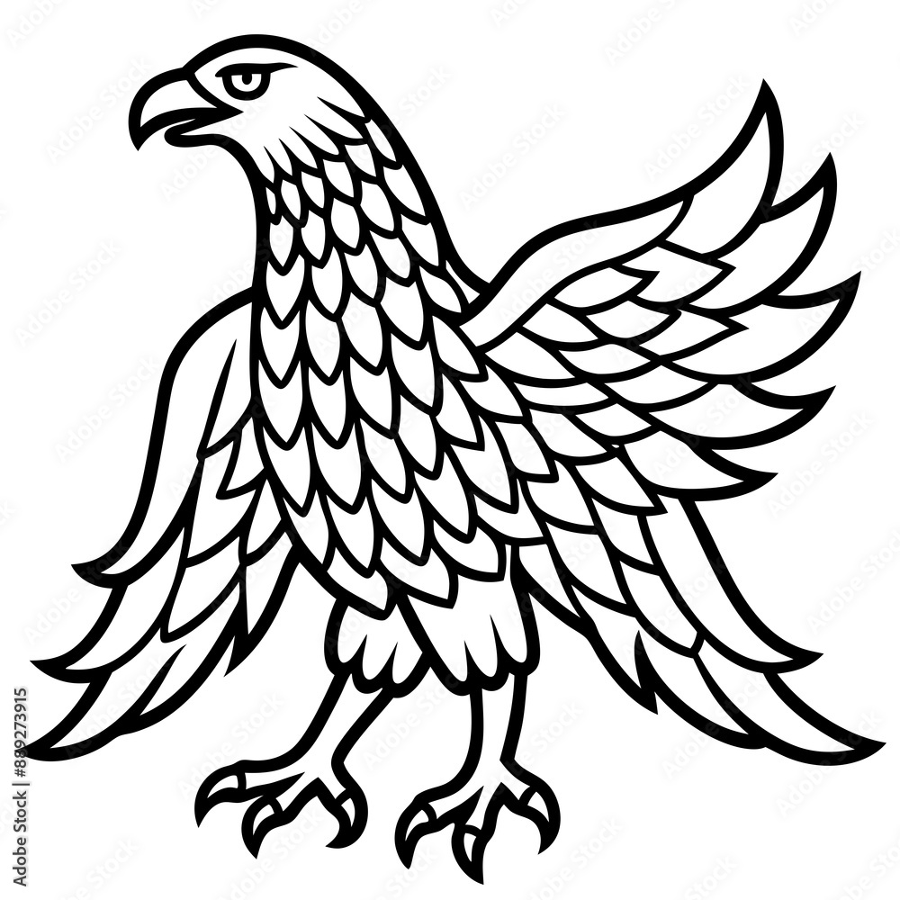 eagle with wings eagle with wings