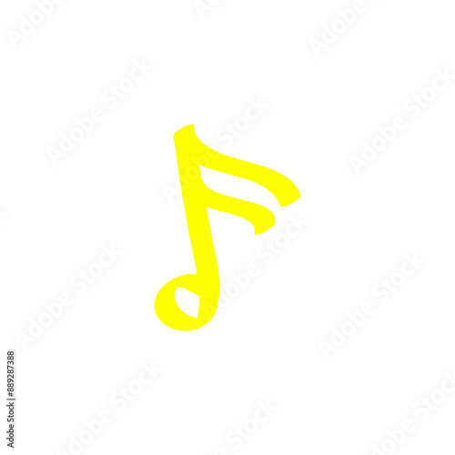 Hand Drawn Flat Music Note Icons