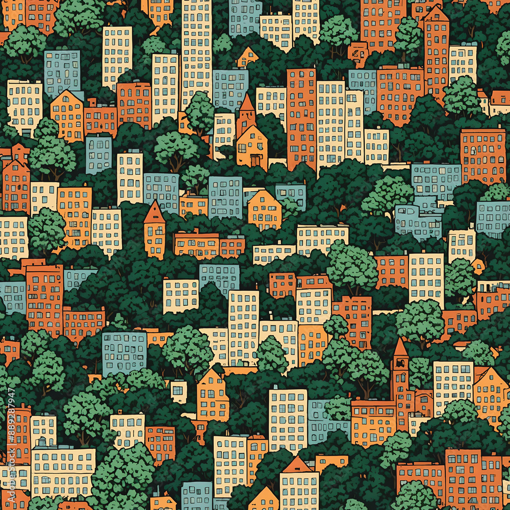 Stadt Muster - simpel Stadt Muster - simpel
