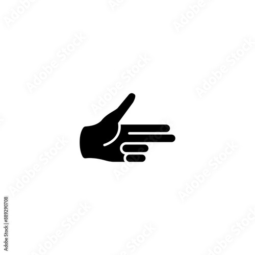 Shilouette Hand Gesture Illustration