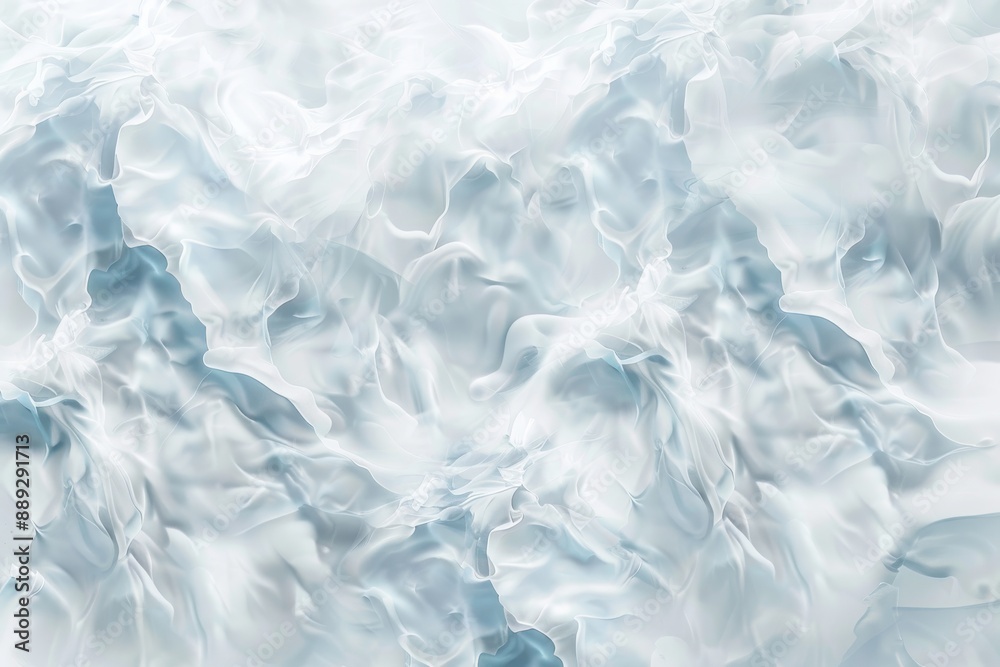 Fototapeta premium Water waves in sunlight with copy space cosmetic moisturizer micellar toner emulsion on white water and ripples. Abstract summer banner background.