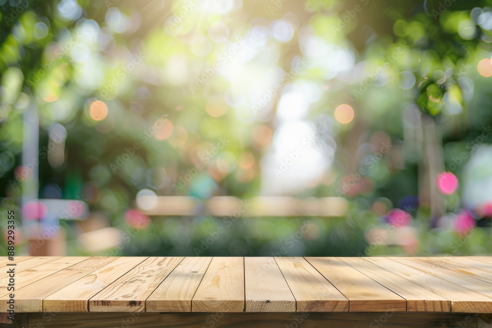 Summer background with a blurred green garden and a party in the background. Summer background with a blurred green garden and a party in the background.