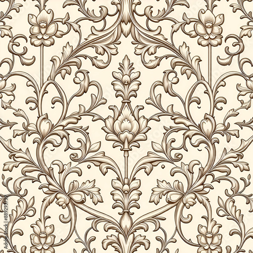 seamless pattern with flowers