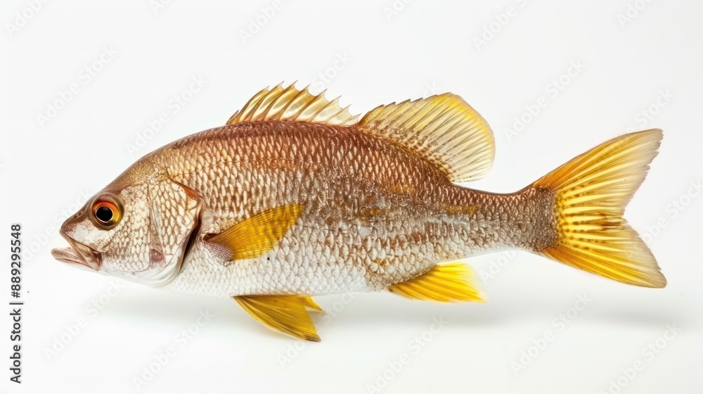Mangrove Snapper full body on white background Mangrove Snapper full body on white background