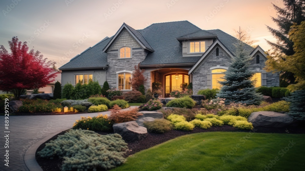 Luxurious Home with Beautiful Landscaping Luxurious Home with Beautiful Landscaping