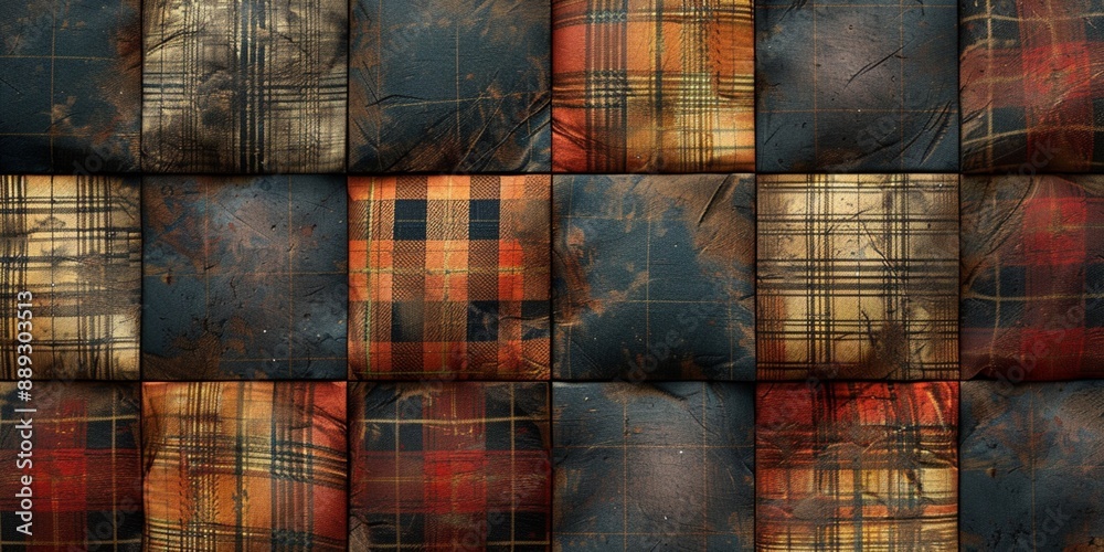 Plaid Pattern Background Banner Plaid Pattern Background Banner