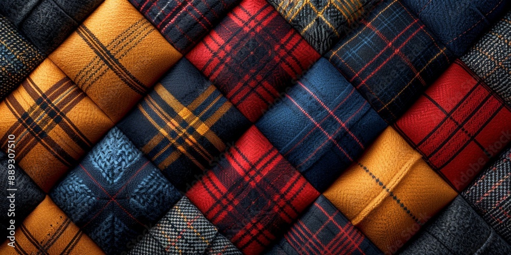 Plaid Pattern Background Banner Plaid Pattern Background Banner