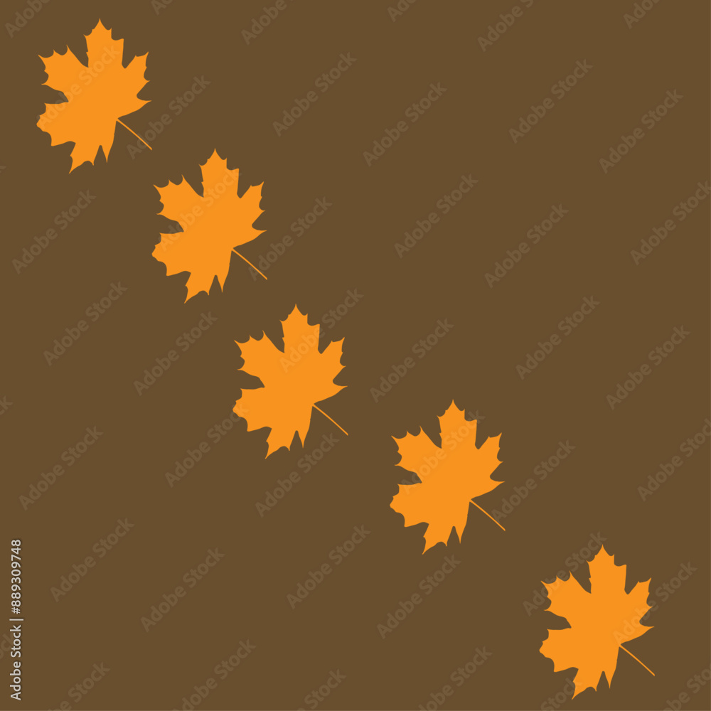 Fototapeta premium autumn background pattern of yellow leaves,