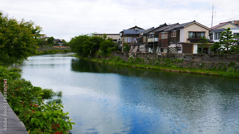 Obraz premium the old town of kanazawa