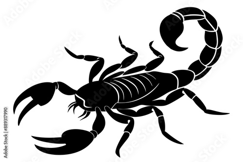 Scorpion, scorpion icon vector, scorpion tattoo. vector illustration


