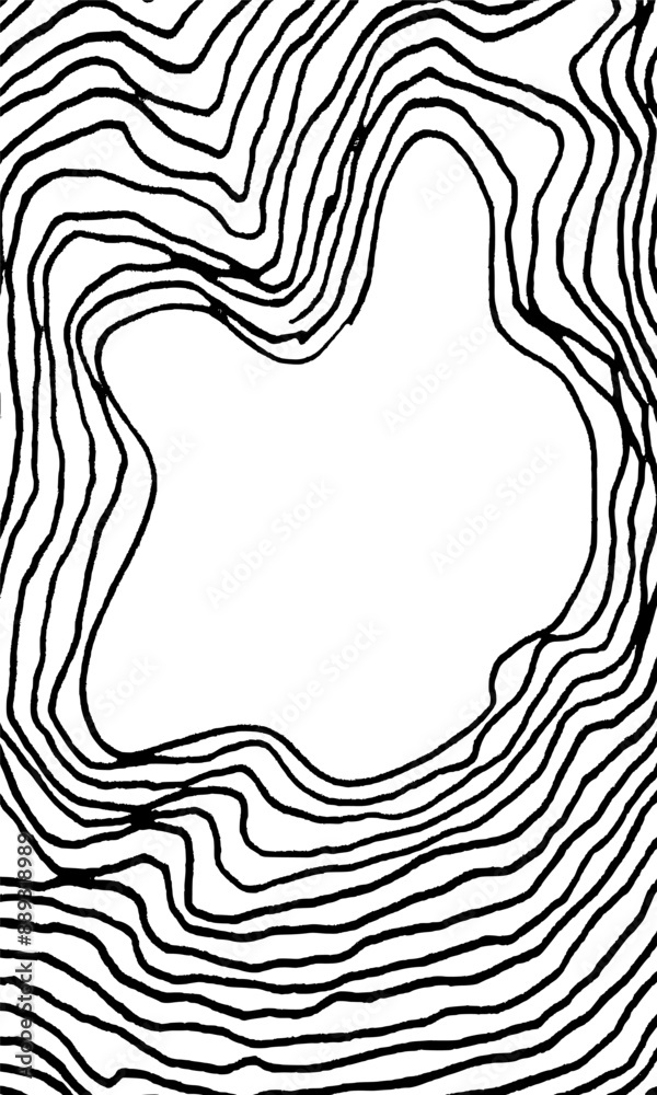 Fototapeta premium a black and white hand drawn pattern