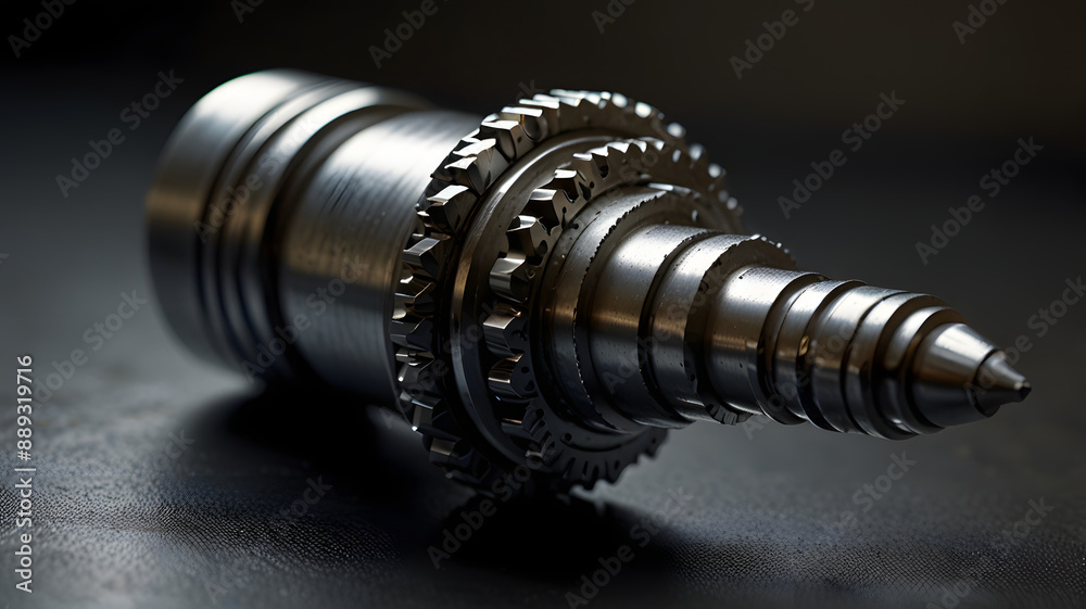 Precision metal turbine component, intricate engineering, industrial machinery close-up Precision metal turbine component, intricate engineering, industrial machinery close-up