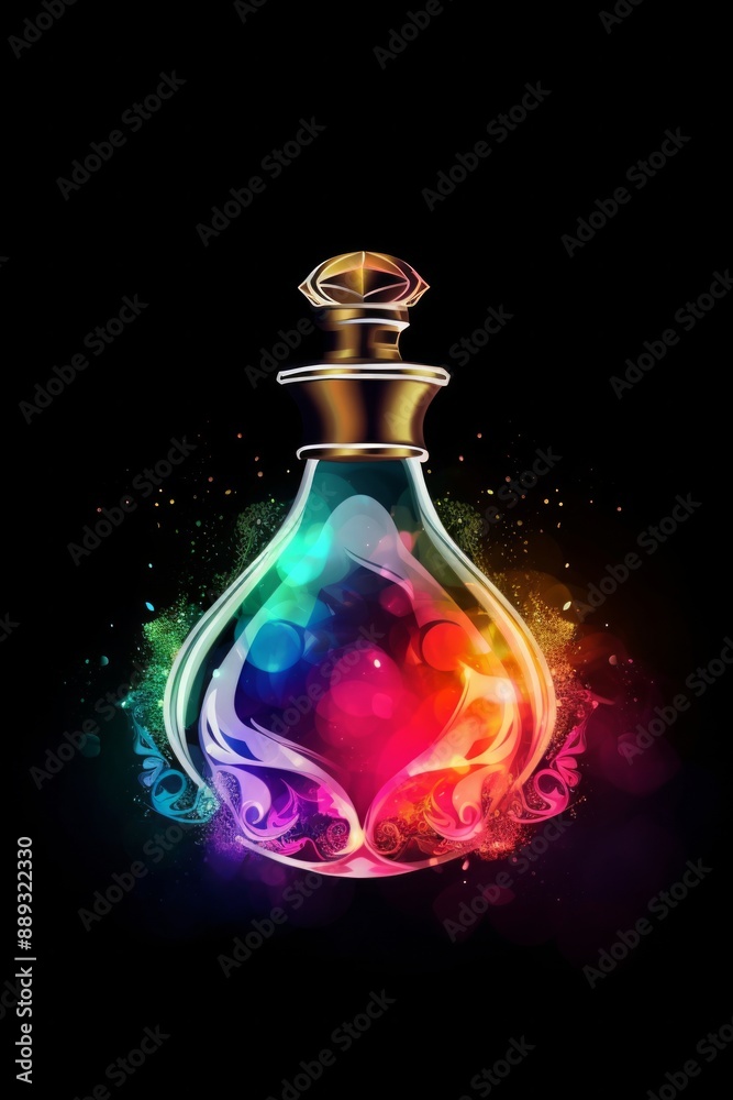 perfume bottle logo