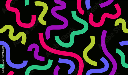 Abstract background with hand drawn pattern design