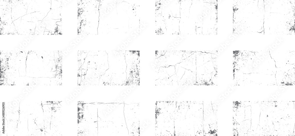 Overlay textures set stamp with grunge effect. Old damage Dirty grainy and scratches. Set of different distressed black grain texture. Distress overlay vector textures. Overlay textures set stamp with grunge effect. Old damage Dirty grainy and scratches. Set of different distressed black grain texture. Distress overlay vector textures.