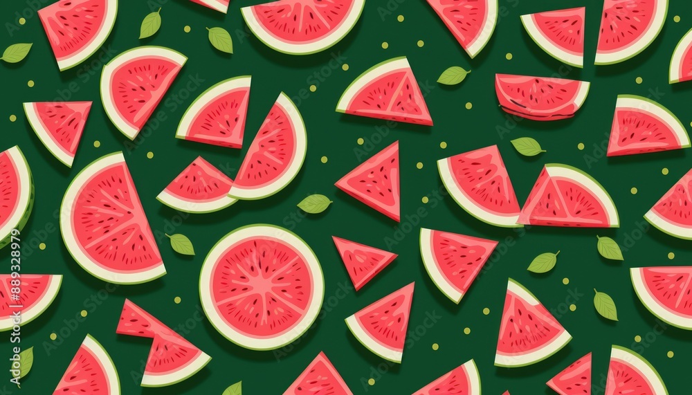 watermelon seamless pattern watermelon seamless pattern