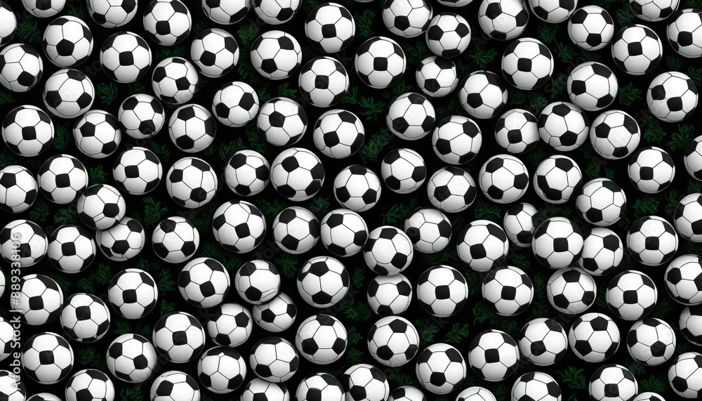 soccer ball seamless pattern with color black and white soccer ball seamless pattern with color black and white