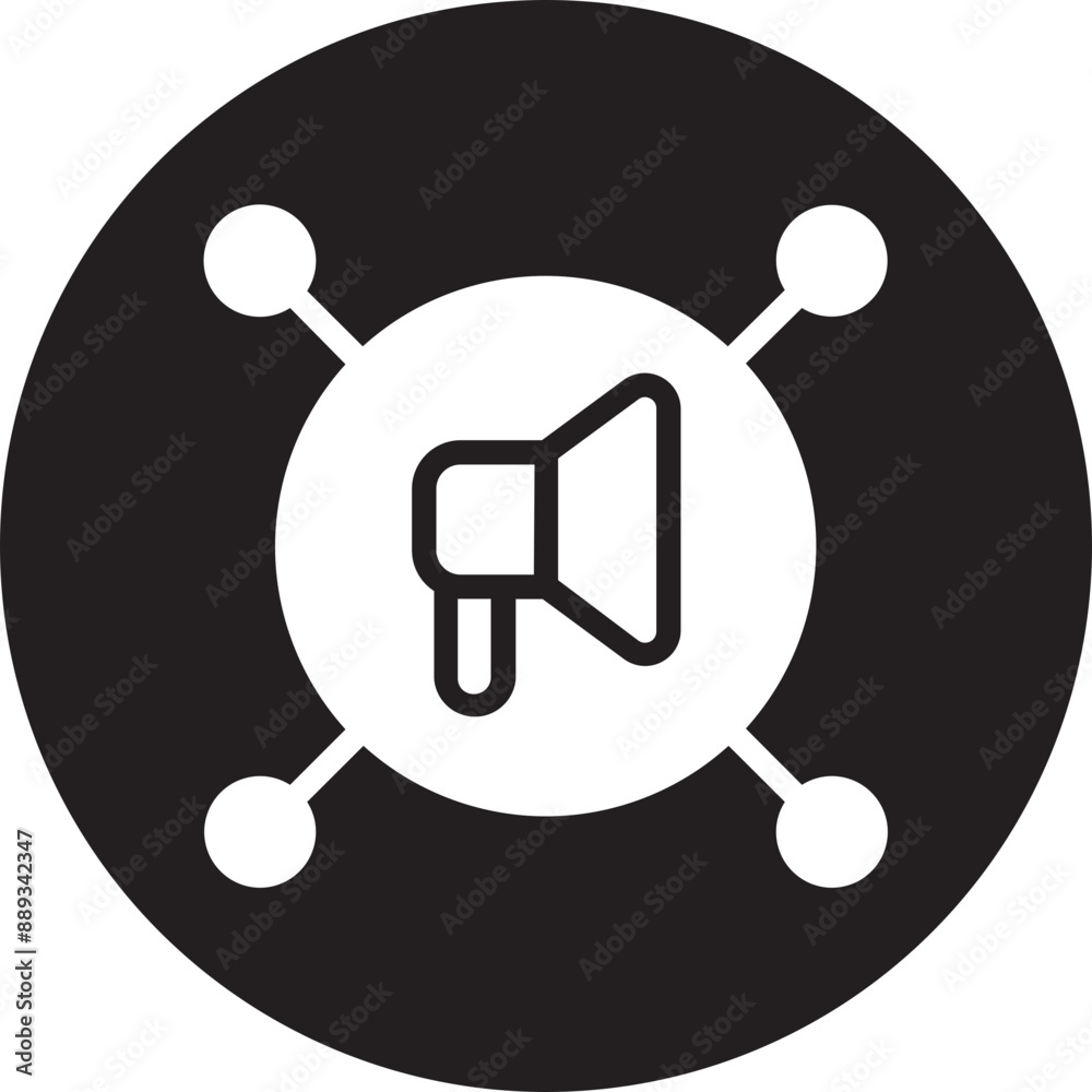 marketing automation glyph icon marketing automation glyph icon