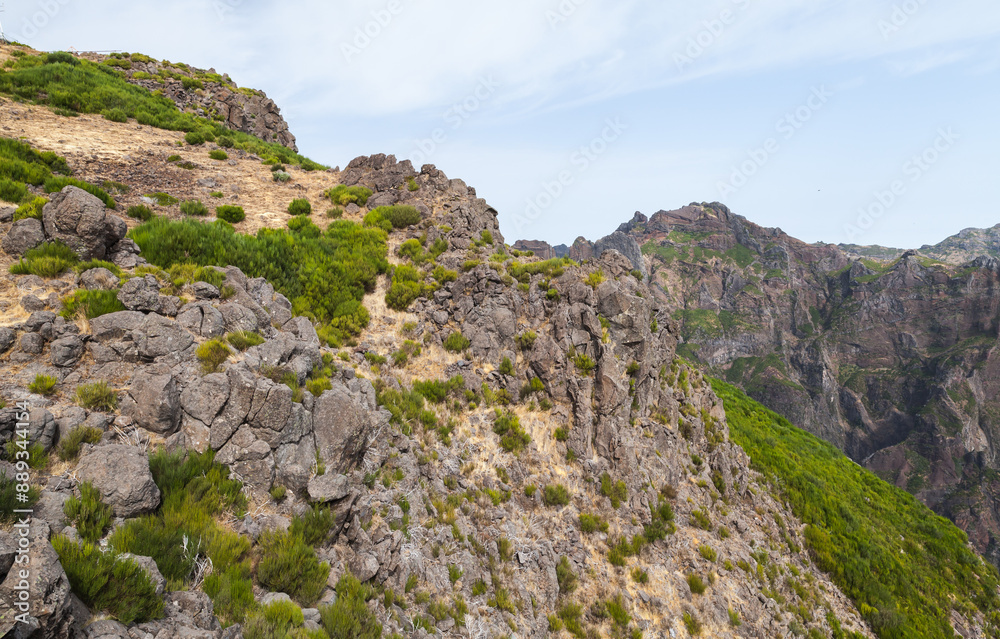 Pico do Arieiro, Madeira, Portugal. Mountain landscape photo Pico do Arieiro, Madeira, Portugal. Mountain landscape photo