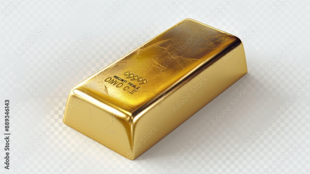 gold bar isolated on transparent gold bar isolated on transparent