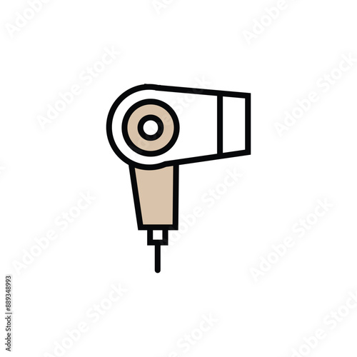 hair dryer icon design