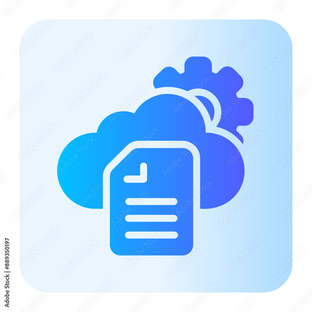 Marketing Automation gradient icon Marketing Automation gradient icon