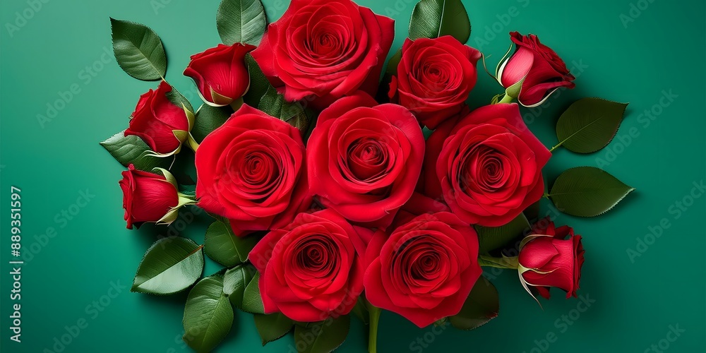 Obraz premium bouquet of red roses