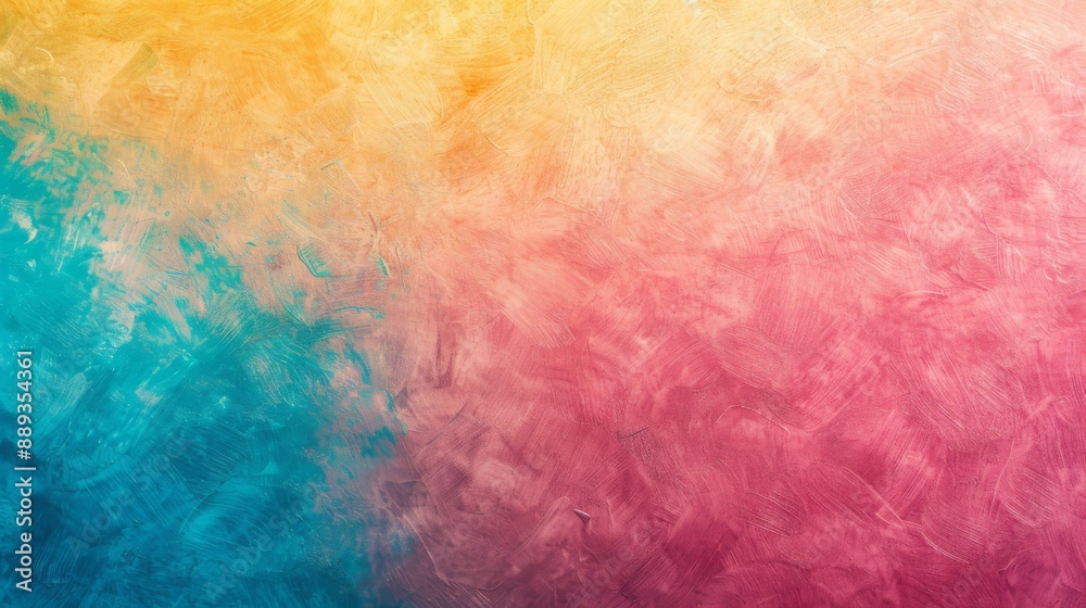 Colorful pink, yellow and turquoise gradient noisy grain background texture Colorful pink, yellow and turquoise gradient noisy grain background texture